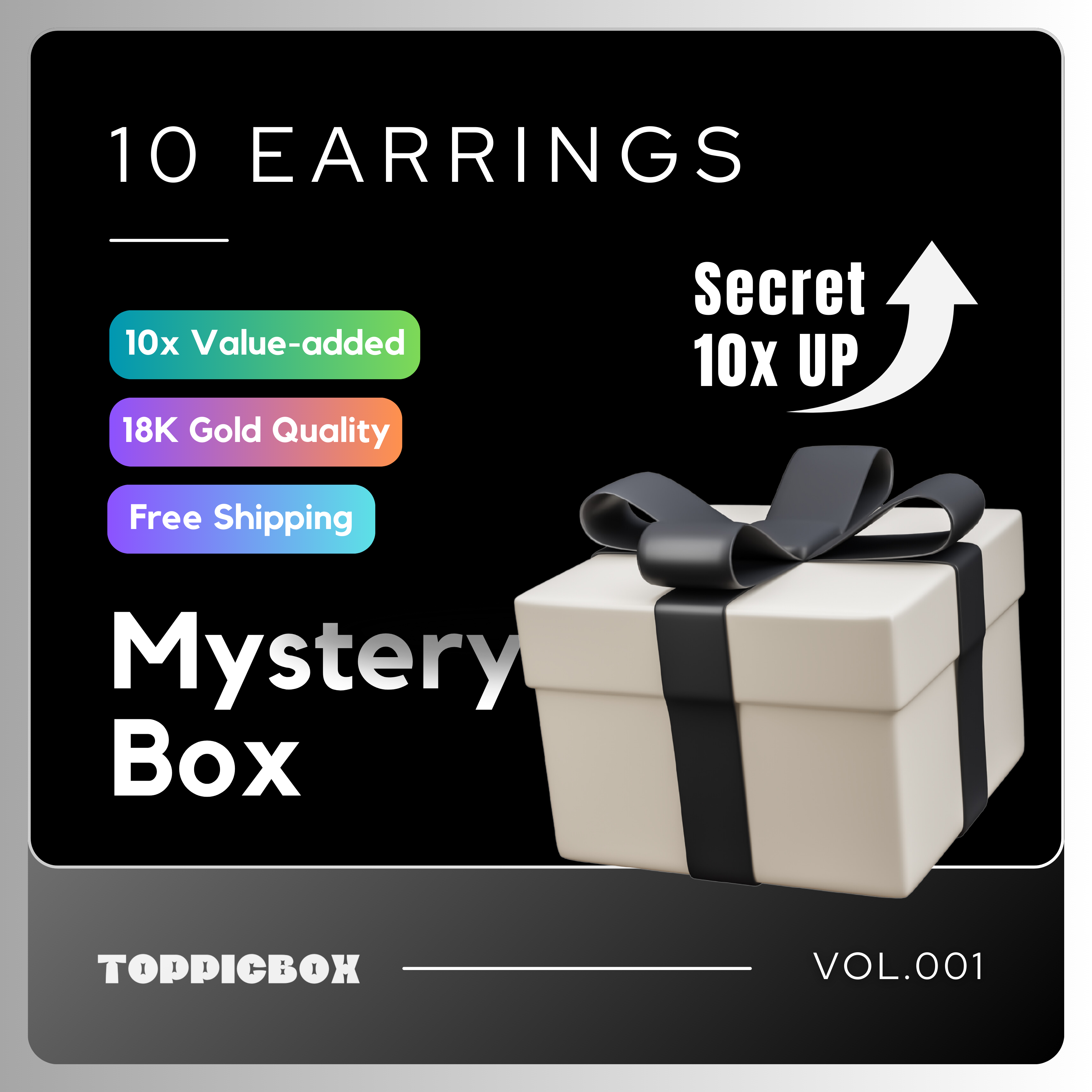 Mystery Earring Box (10-Pair Set)