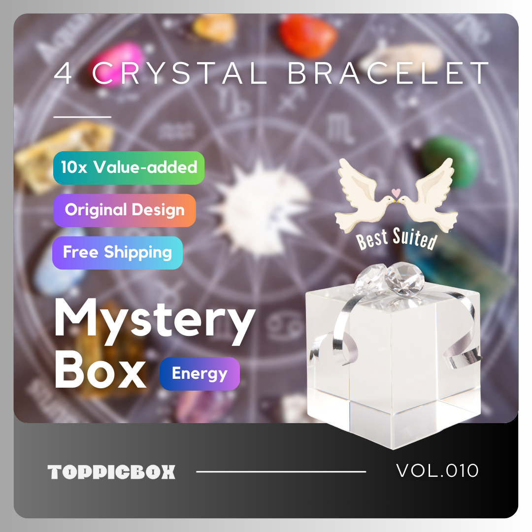 Mystery Crystal Bracelet Box (４-piece)